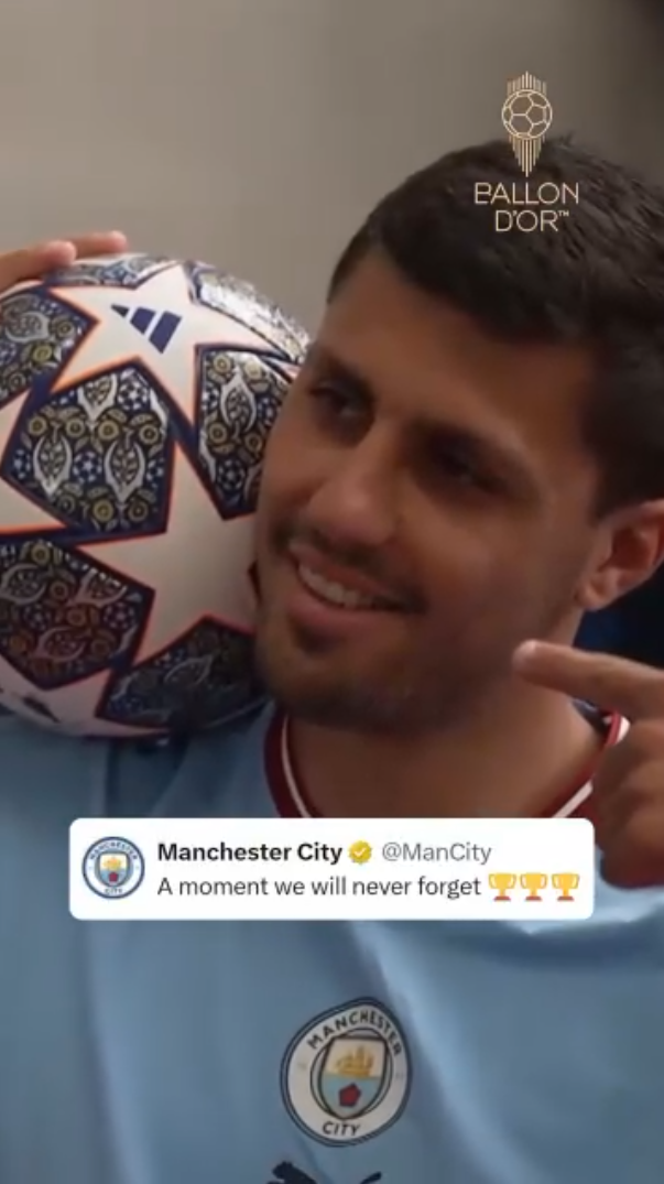 Rodri: A moment we will never forget