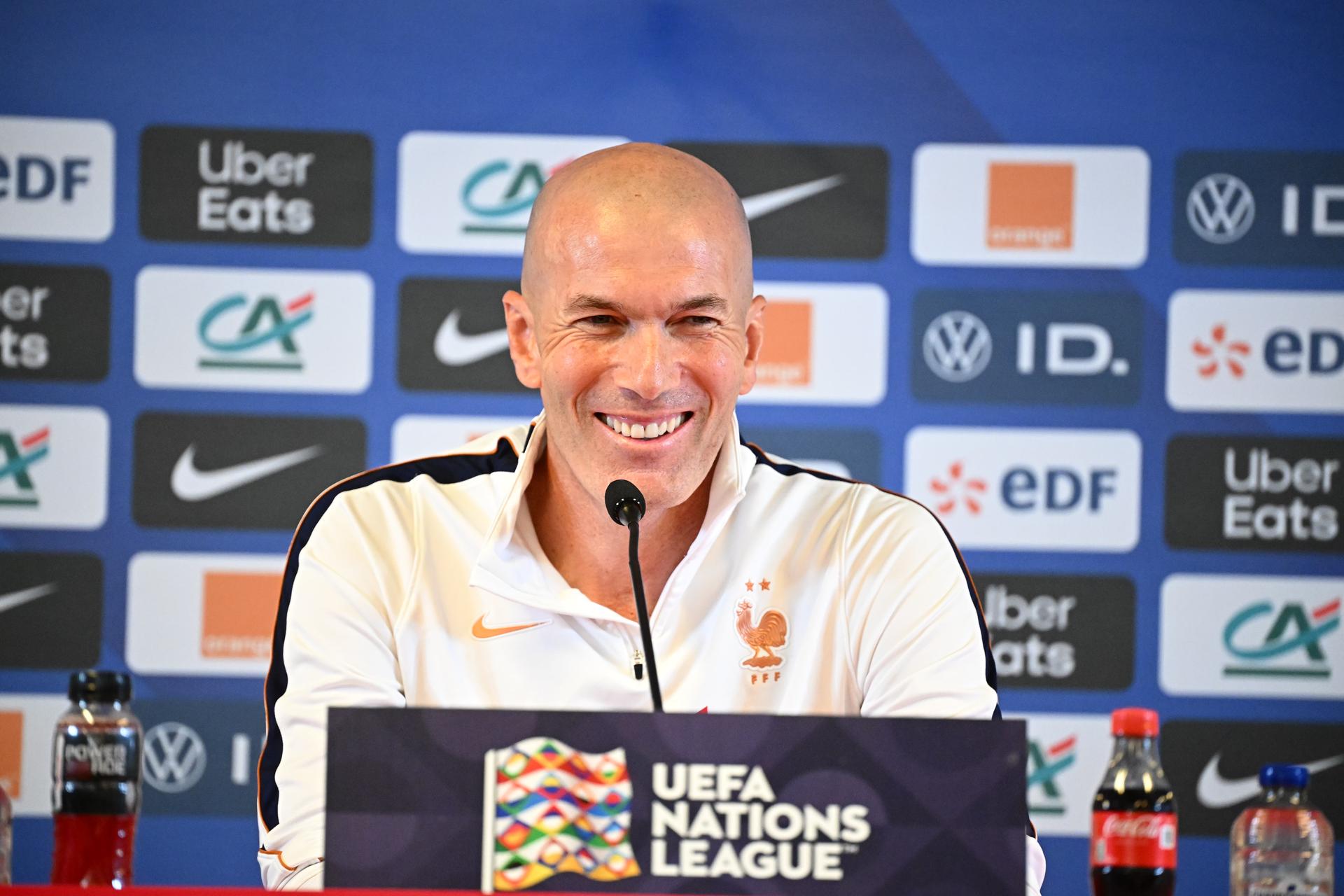 Zidane press conference after Belgium-France