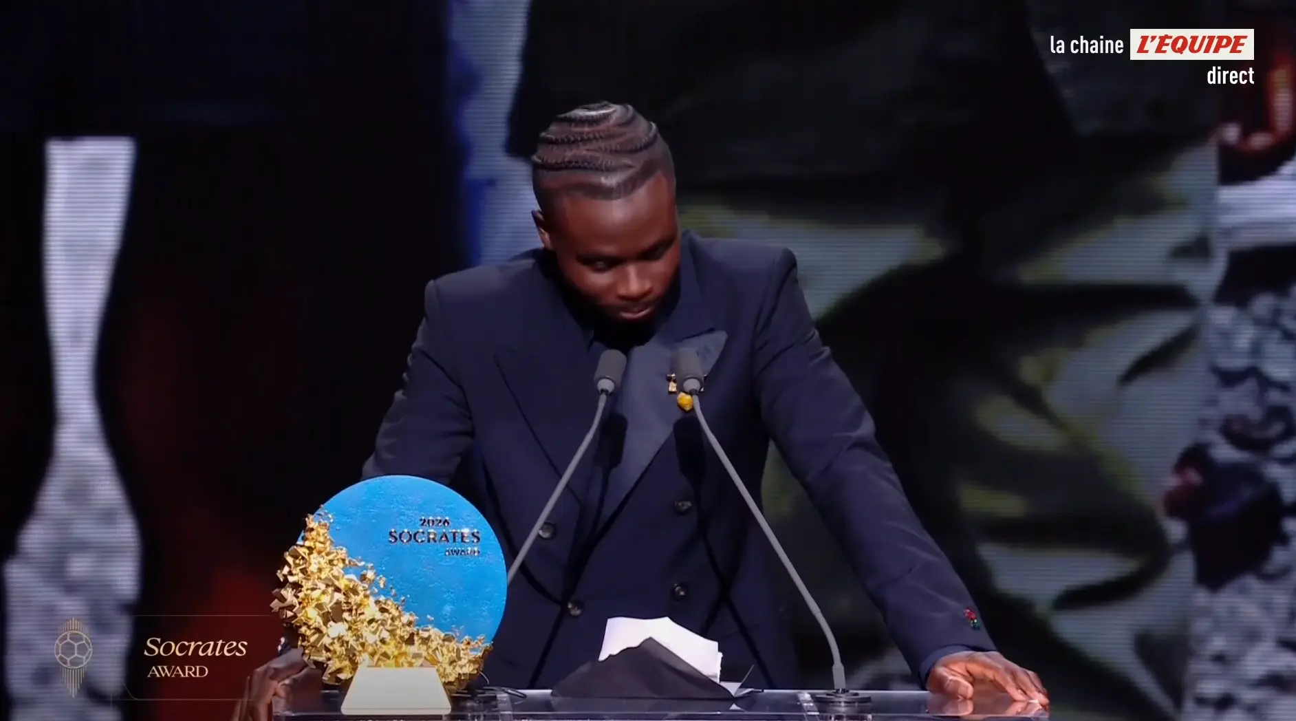 Bukayo Saka wins the Socrates award 2026