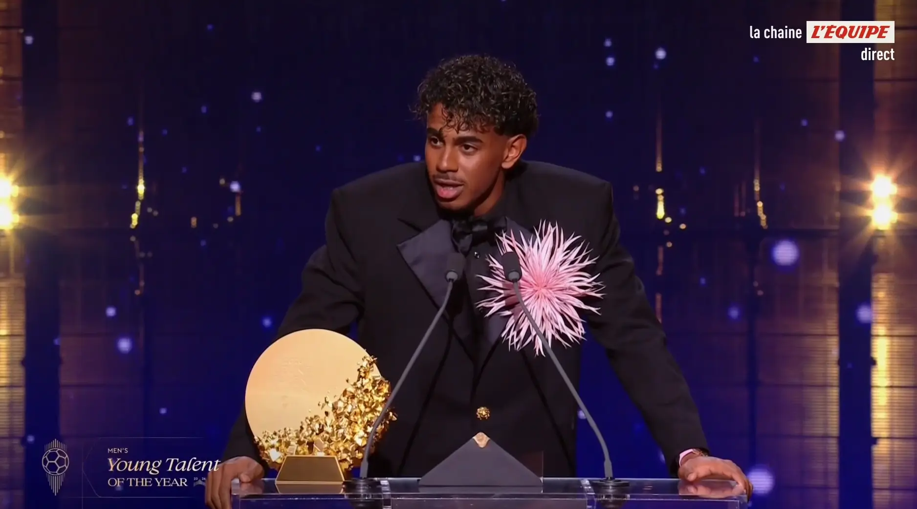 Lamine Yamal wins the Young Talent of the Year for the third time!