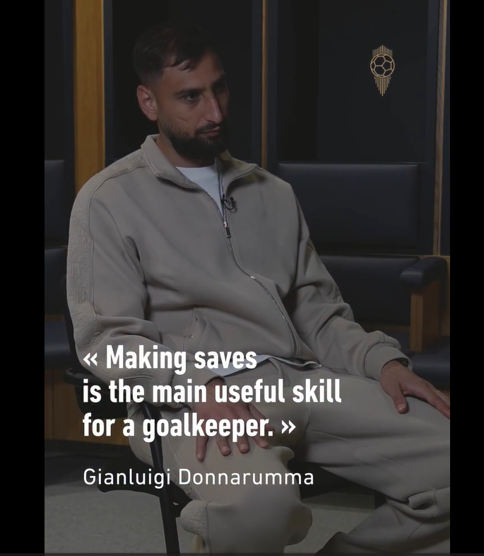 Donnarumma: ¿Necesita un portero necesariamente tener buena capacidad con el balón?