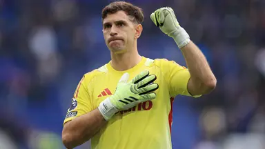 Emiliano Martínez, en el Aston Villa / PRESSPORTS