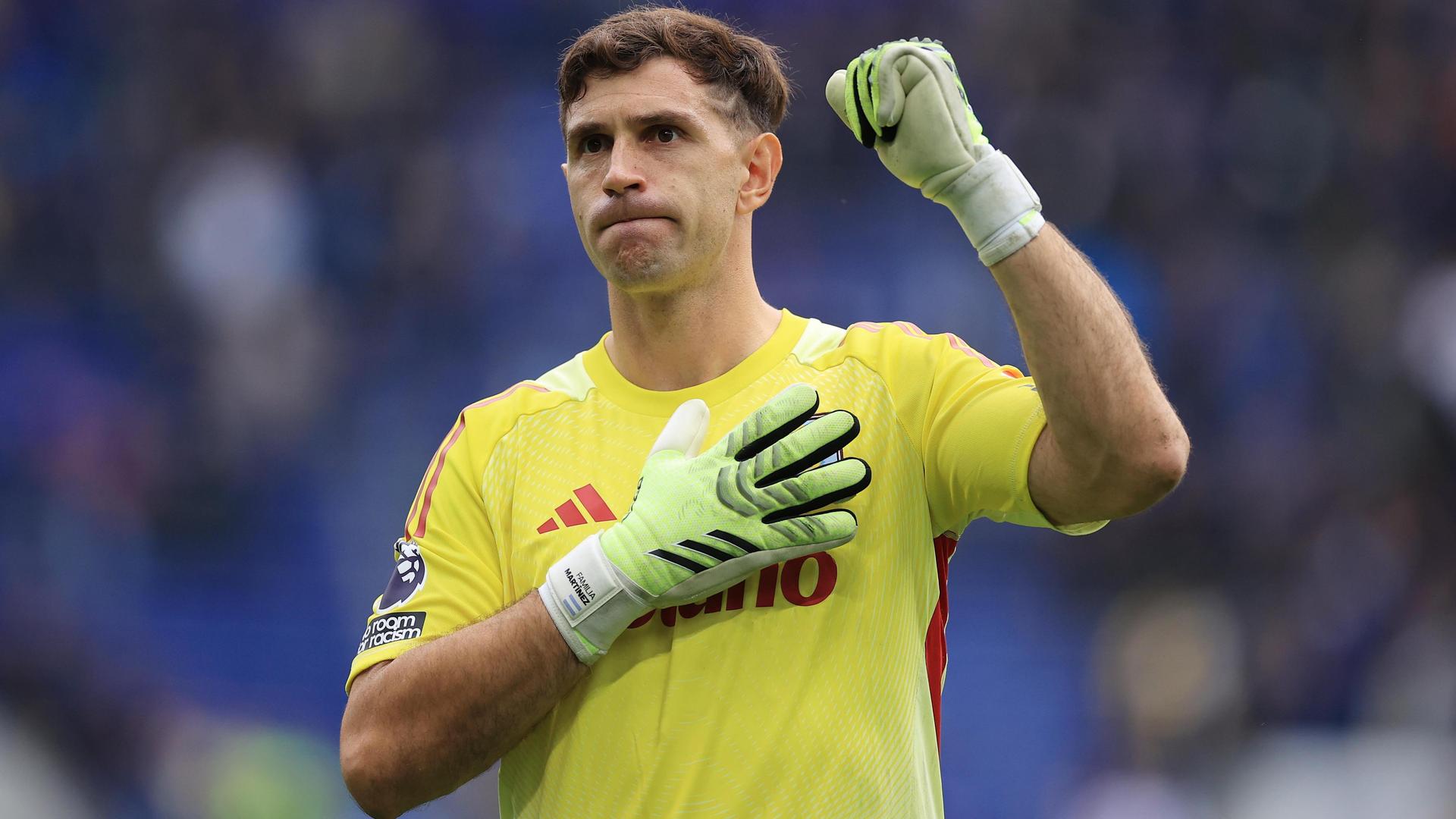 Emiliano Martínez, en el Aston Villa / PRESSPORTS