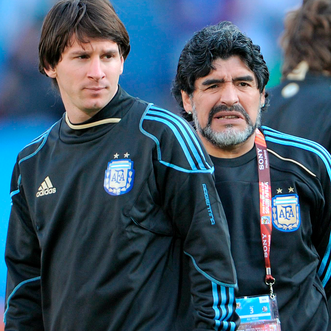 La enseñanza de Maradona que mejoró los tiros libres de Messi