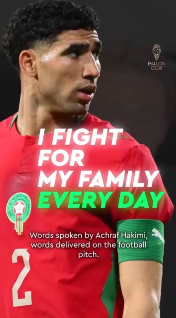 Achraf Hakimi: «Lucho por mi familia cada día»