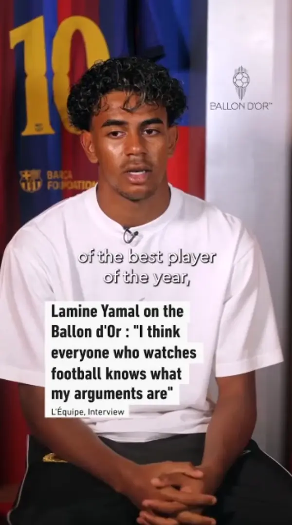 Lamine Yamal: «Cualquiera que vea fútbol sabe cuáles son mis argumentos»