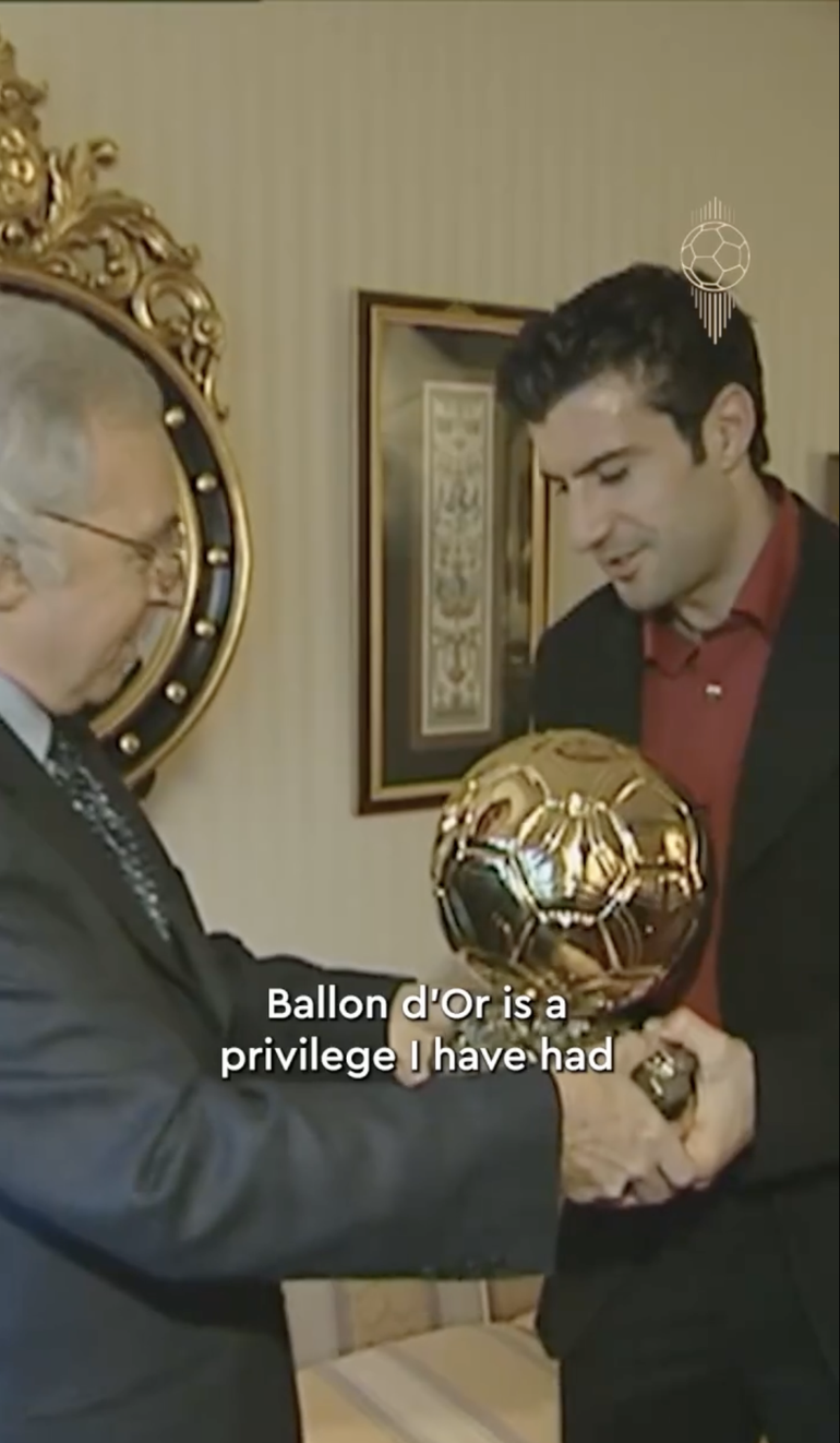 Figo: El Balón de Oro es sagrado