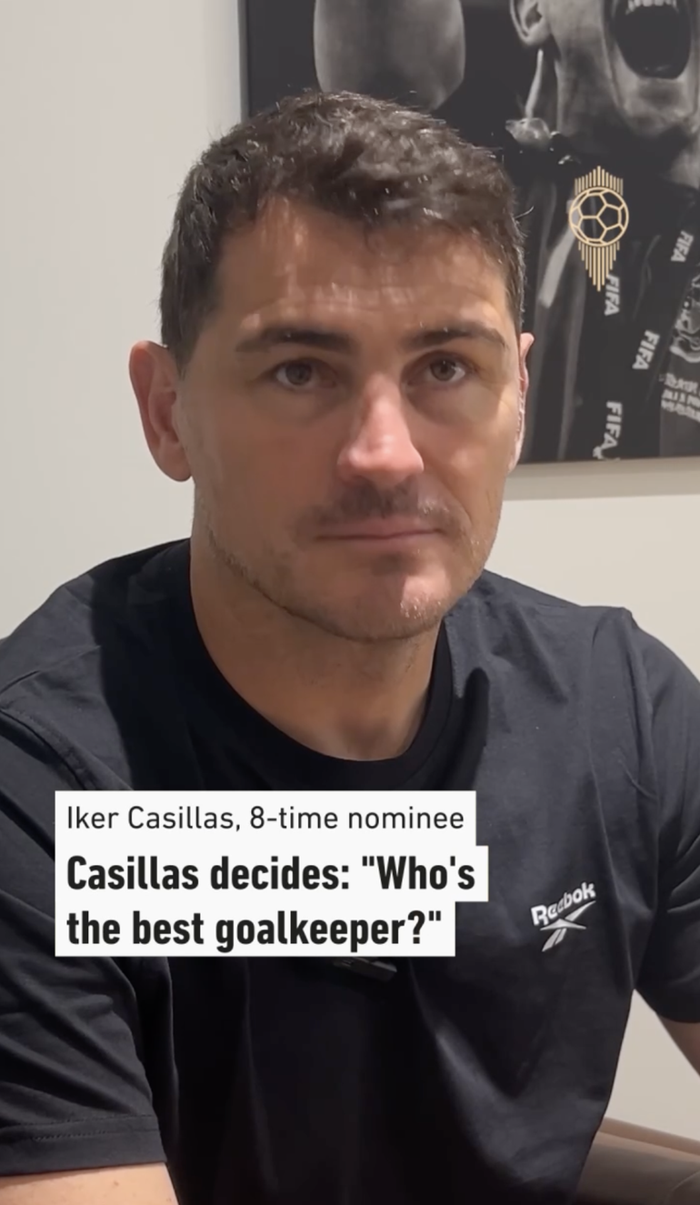 Casillas: Su portero definitivo