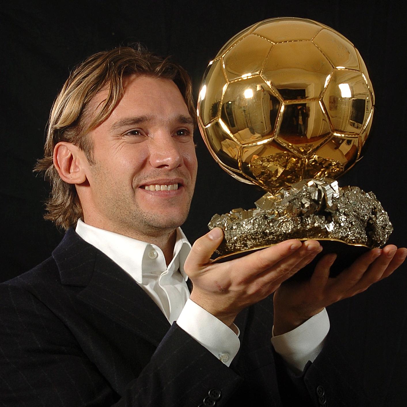 Andriy Shevchenko: “Quero levar o meu Ballon d'Or de volta para a Ucrânia”