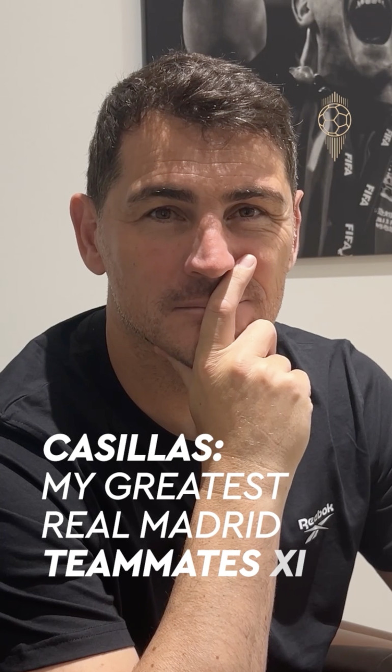 Casillas: O seu onze histórico do Real Madrid