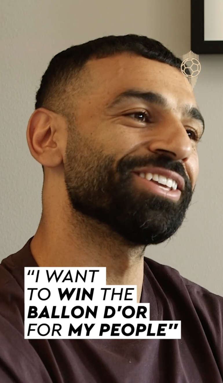 Salah: Quero ganhar a Bola de Ouro