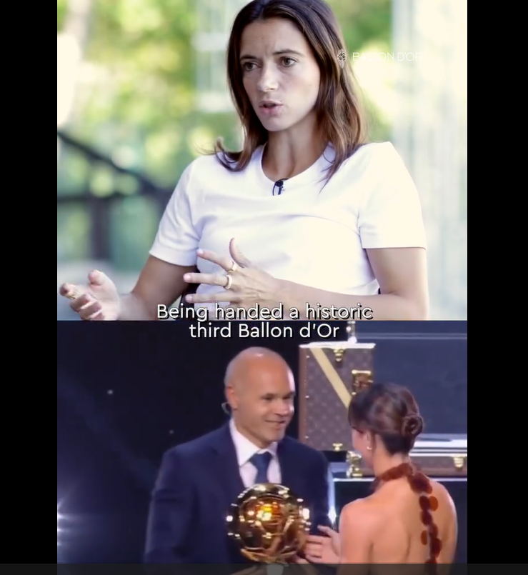 As reflexões de Aitana Bonmatí sobre suas três Ballon d'Or.