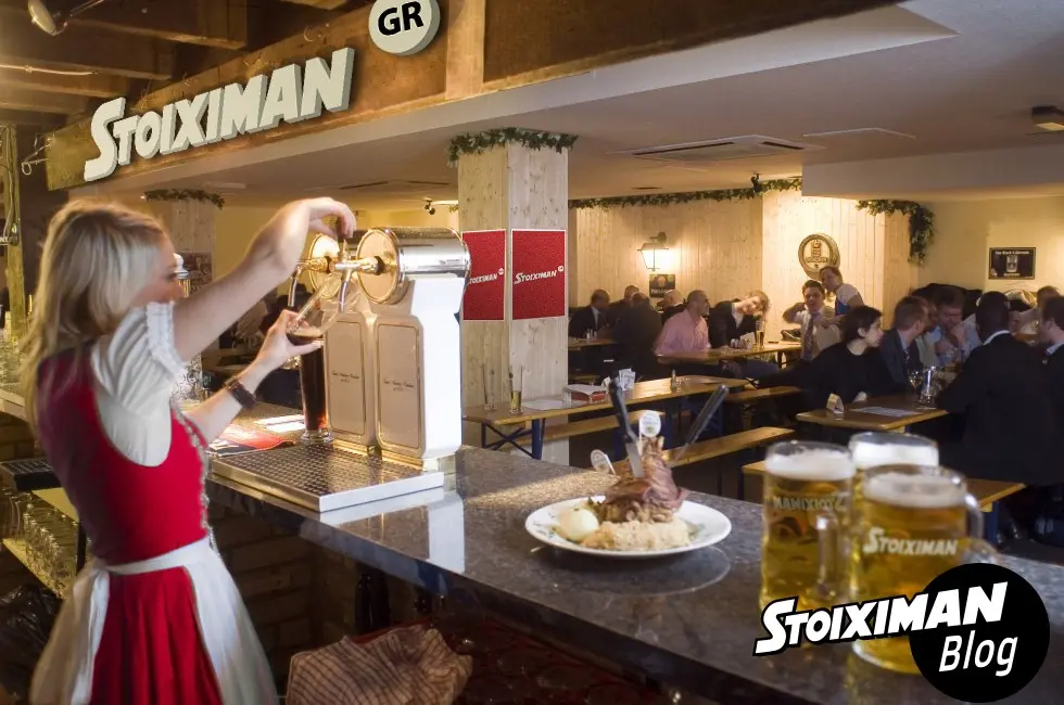 O Stoiximan χορηγός σε όλες τις μπυραρίες στην πόλη Ριχάινεμπιτε!