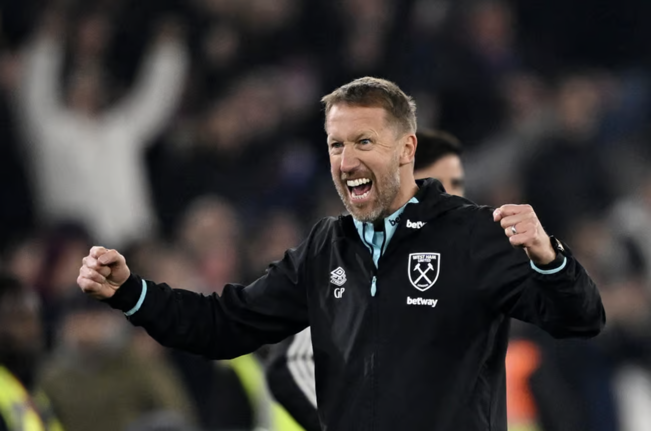West Ham manager Graham Potter returns to former club Chelsea on Monday