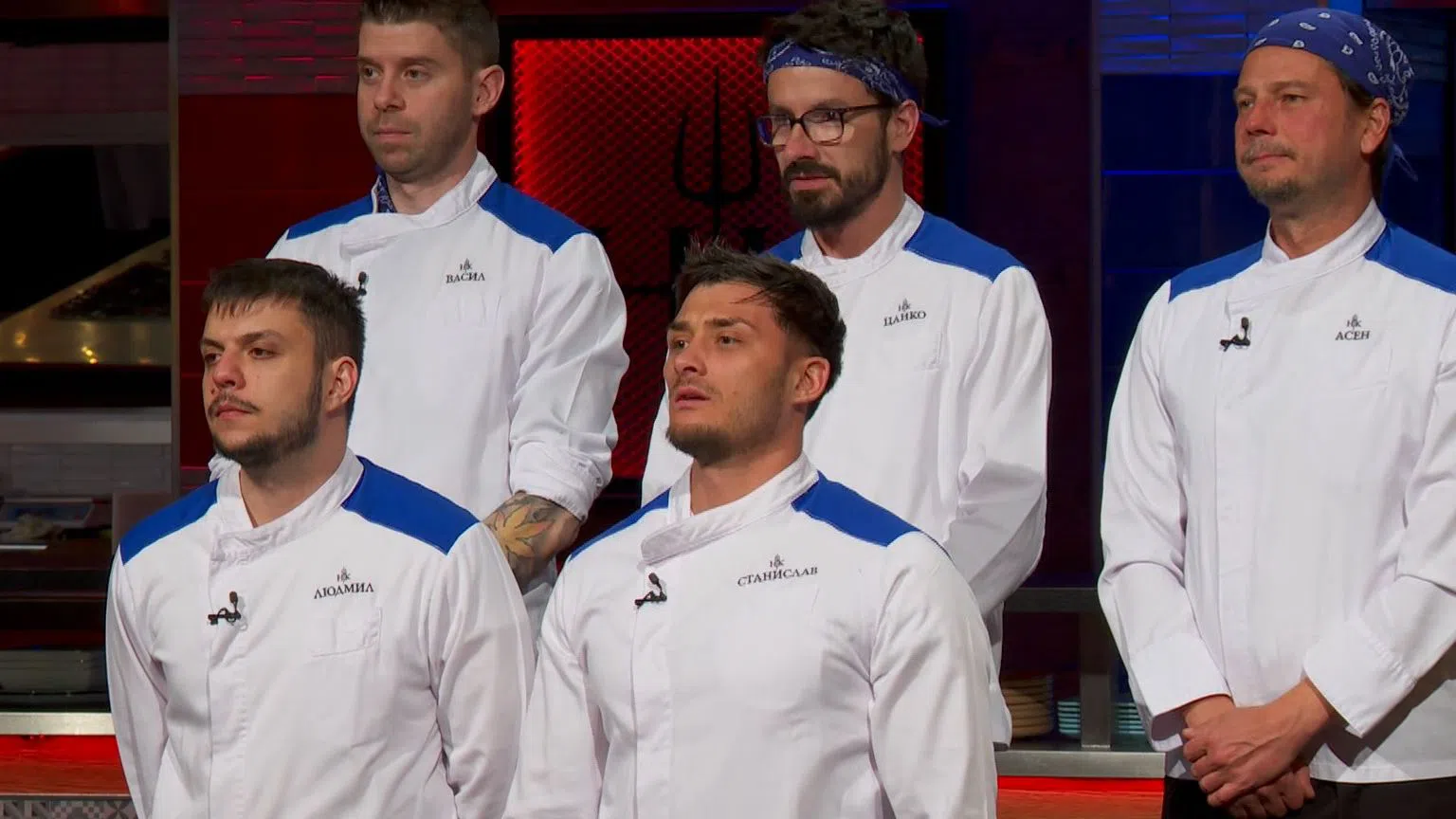 В последния епизод на Hell's Kitchen Станислав премина в отбора на сините.