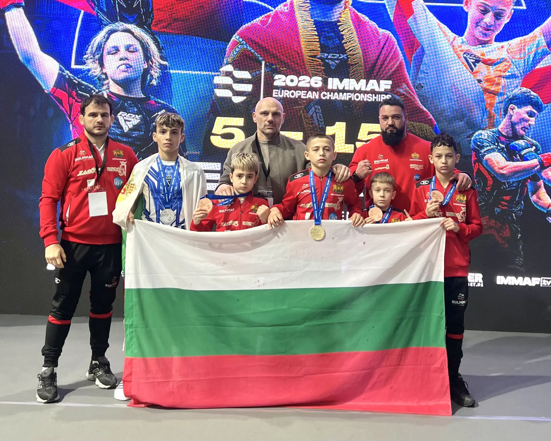 Шампионски титли медали при децата на Европейското по аматьорски ММА