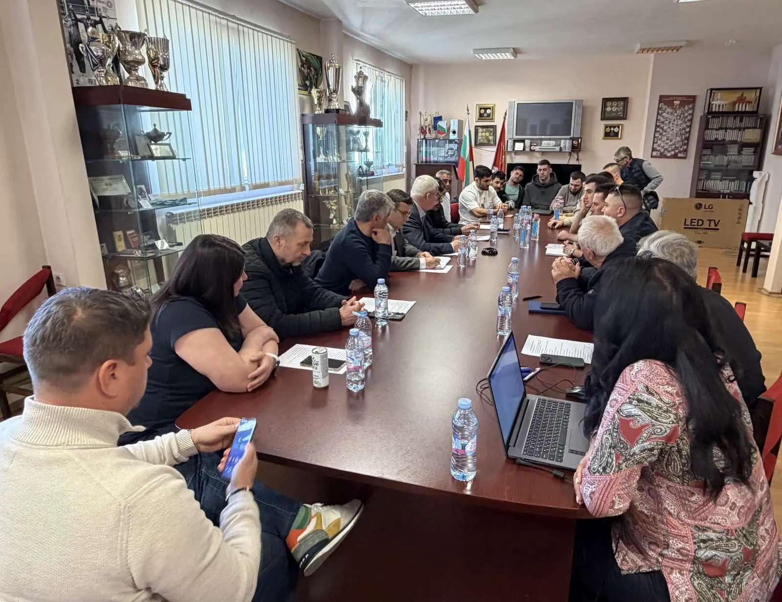 УС на БФ Борба проведе среща с Новиков, Милов и състезатели на ЦСКА