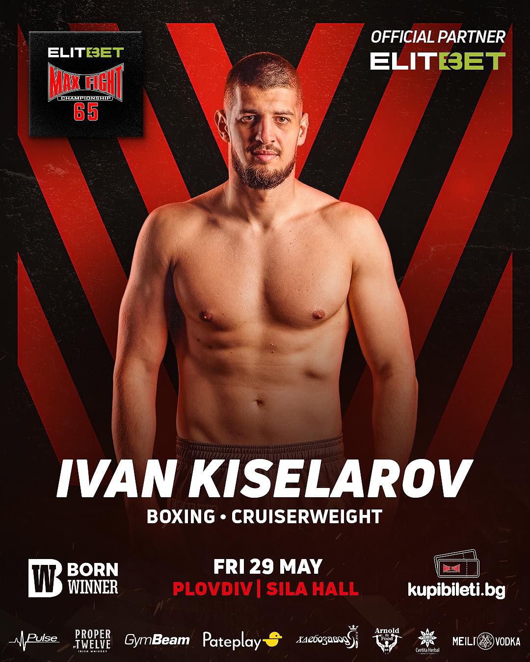 След тежък инцидент Иван Киселаров се връща на ринга за ELITBET MAX FIGHT 65