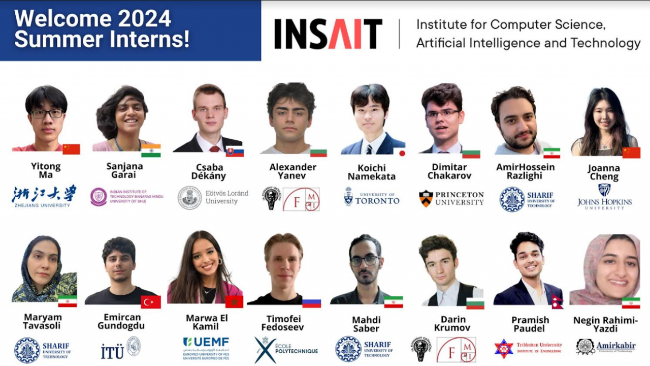 Студенти от 56 държави кандидатстваха за стаж в българския INSAIT