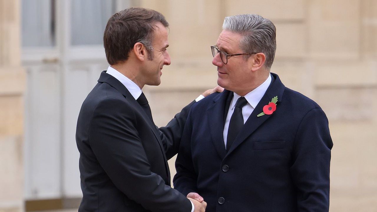 Стармър и Макрон отбелязаха в Париж 106 години от края на Първата световна война