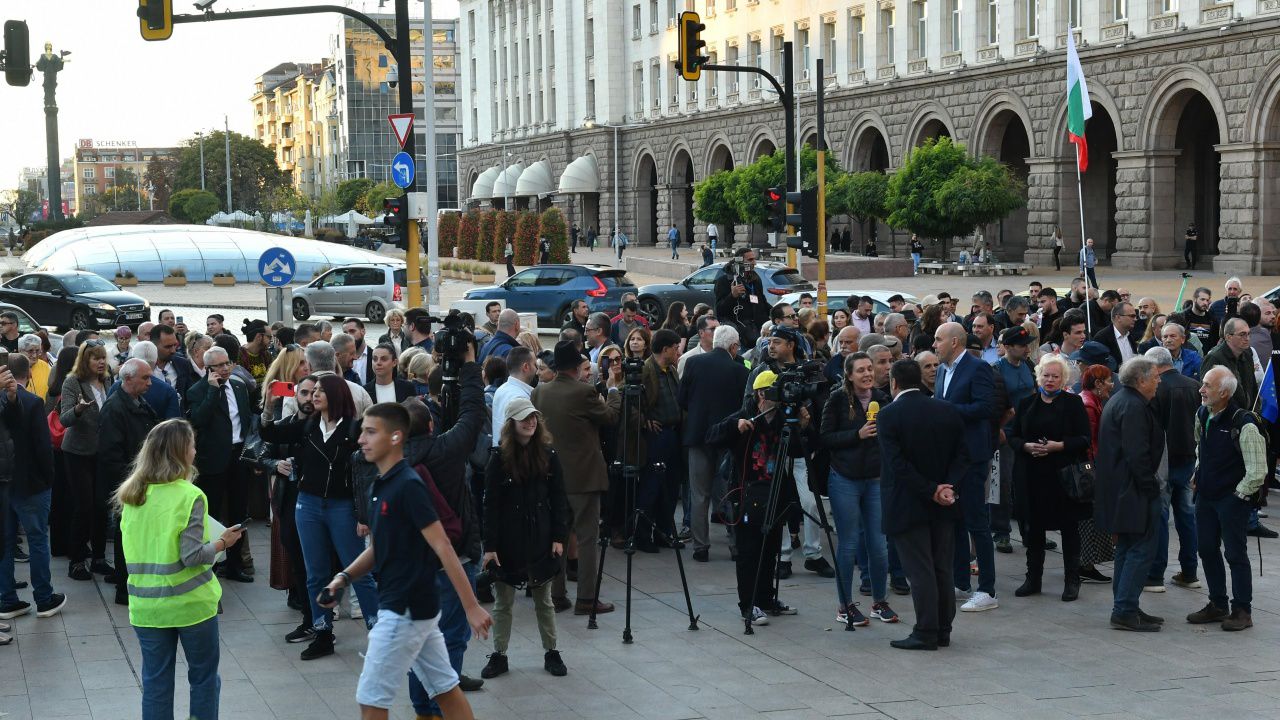 Протест в София заради номинацията на Борислав Сарафов за главен прокурор