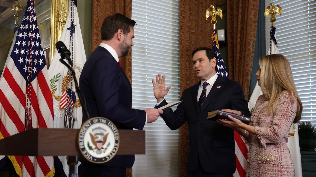 Марко Рубио положи клетва като държавен секретар на САЩ