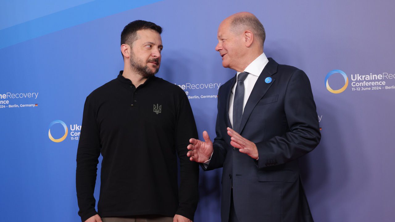 Зеленски се среща с немския канцлер Олаф Шолц