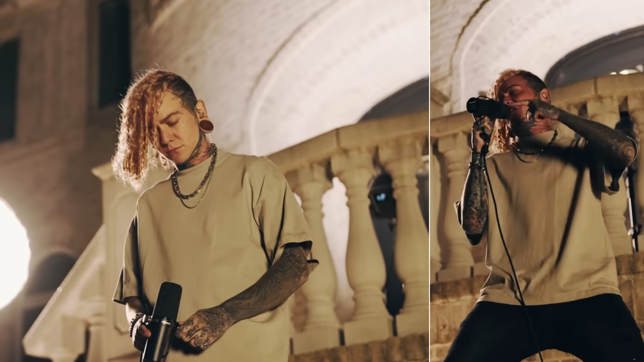 Фронтменът на Lorna Shore, Уил Рамос, звучи като кланица, обхваната