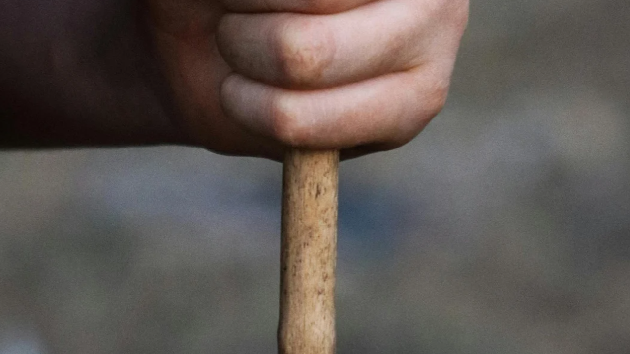 Майка би малката си дъщеря с пръчка.Със заповед за задържане