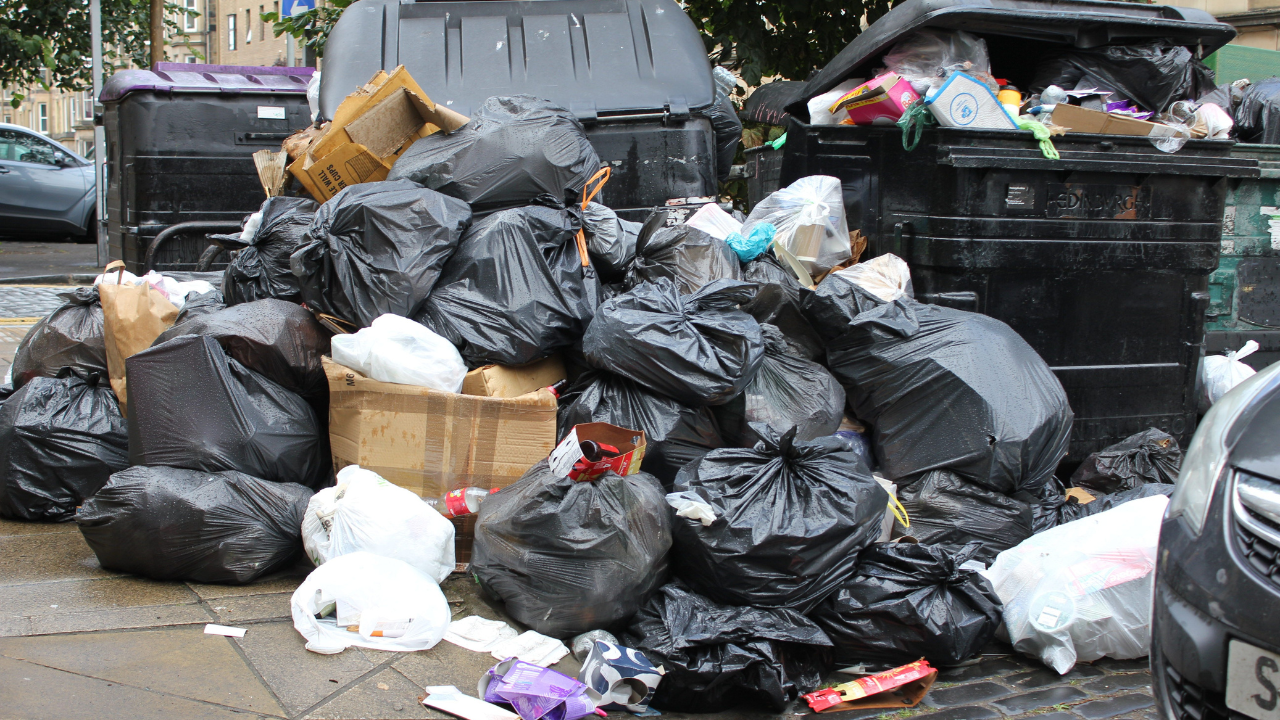 Във Великобритания продължителната стачка на боклукчиите в Бирмингам може да