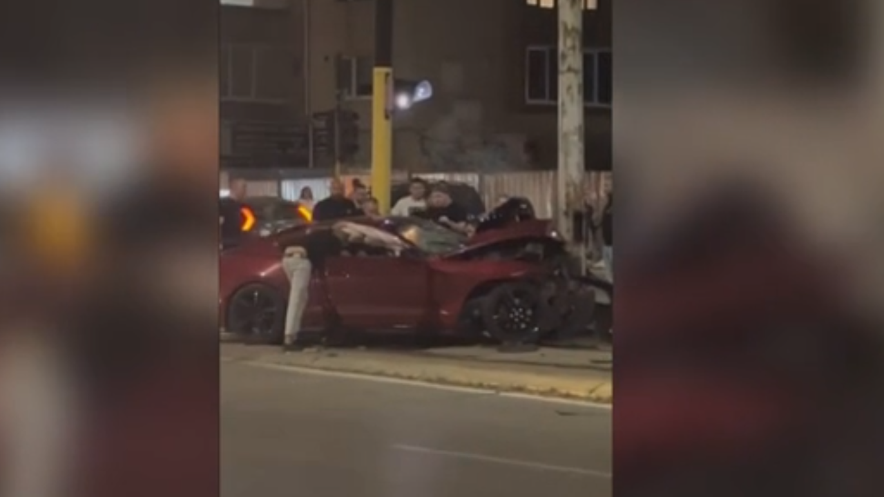 Катастрофа е станала през нощта на столичния бул. Ситняково“, съобщават