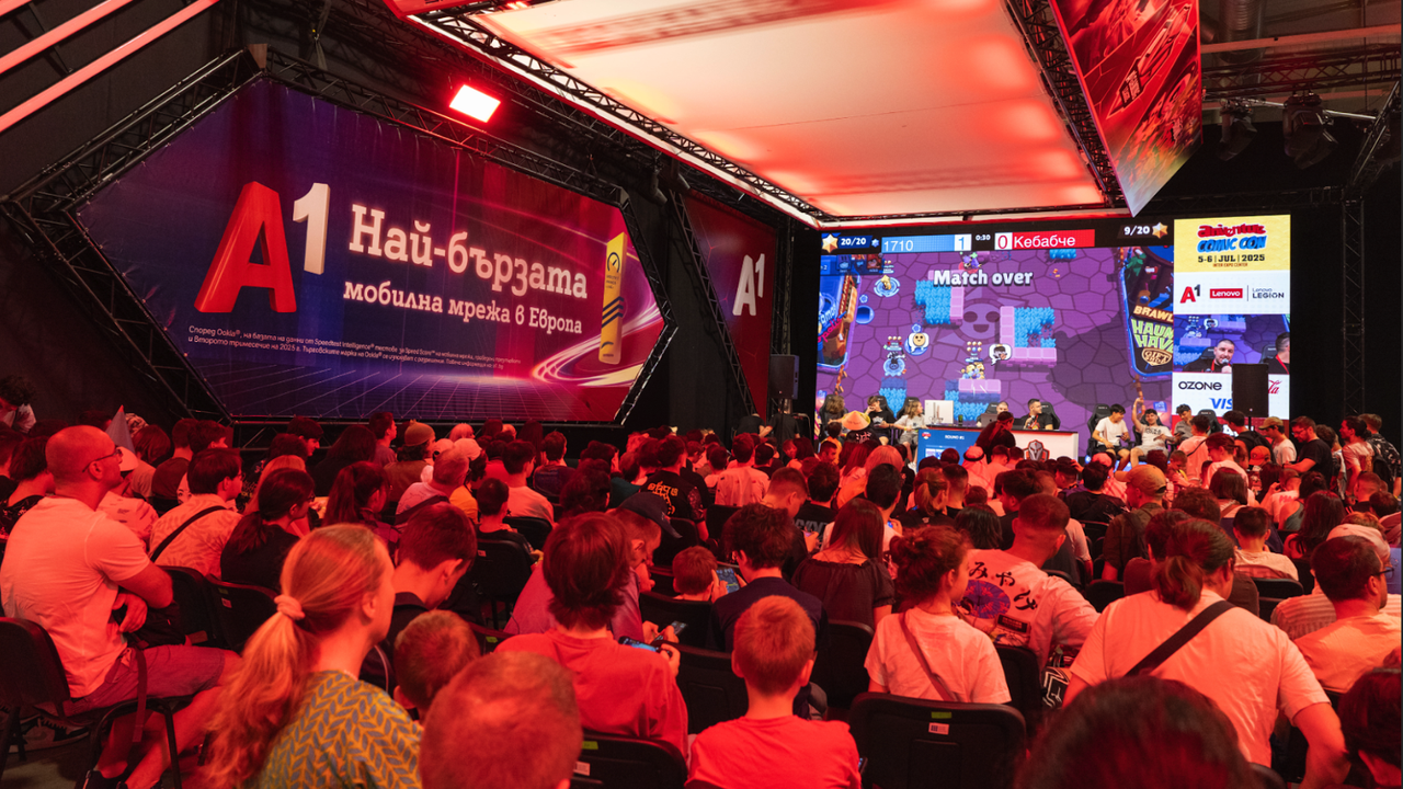 Рекорден брой геймъри взеха участие в турнирите на А1 по време на Aniventure Comic Con 2025