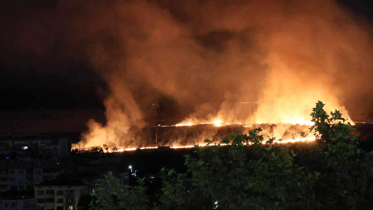 Започва описването на щетите след пожара край Стара Загора