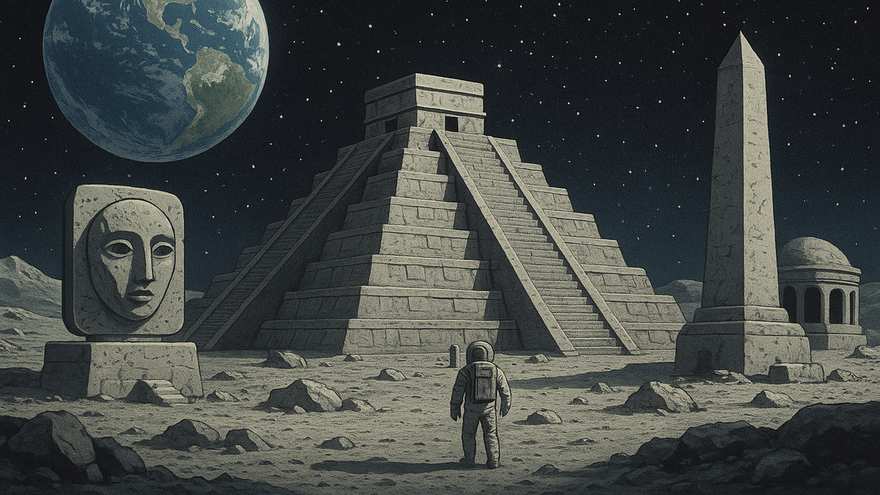 Отдавна изчезнала човешка цивилизация е живяла на Луната, твърди американски учен