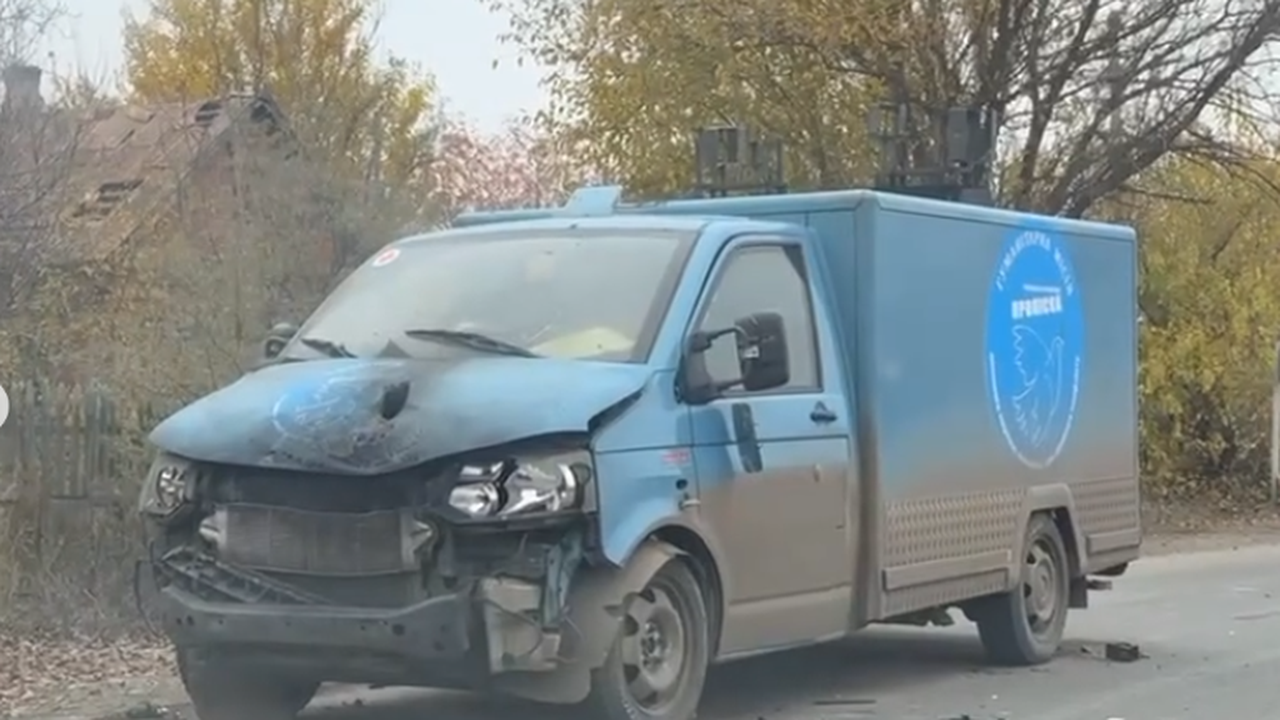 Микробус с чуждестранни журналисти е атакуван с дрон в Украйна