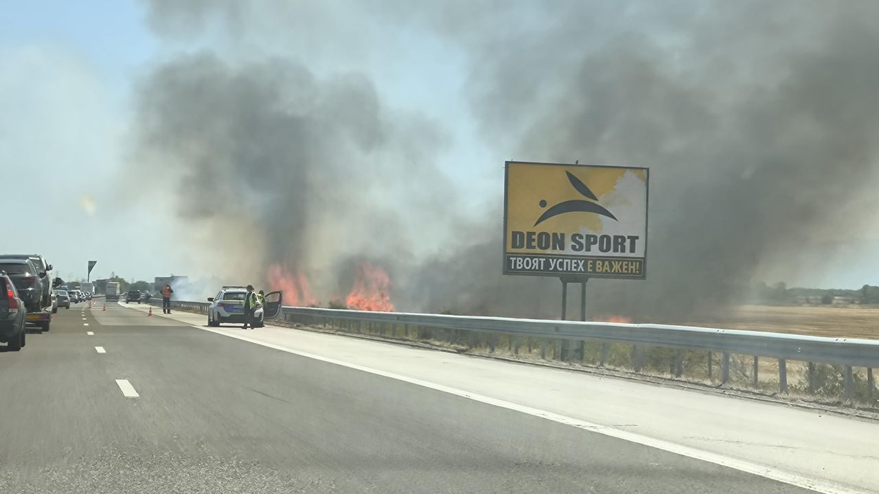 На 13 ноември за асфалтови дейности ще се променя организацията на движение по участък от АМ „Тракия“ в област Пловдив