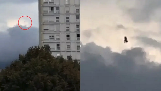 „Това вещица ли е?“: Момиче засне мистериозна фигура в небето