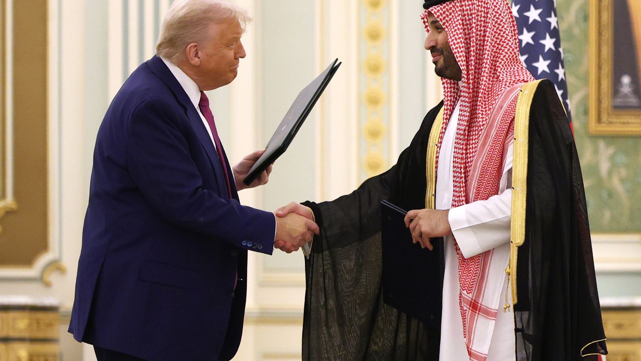 Президентът на САЩ и престолонаследникът на Саудитска Арабия принц Мохамед