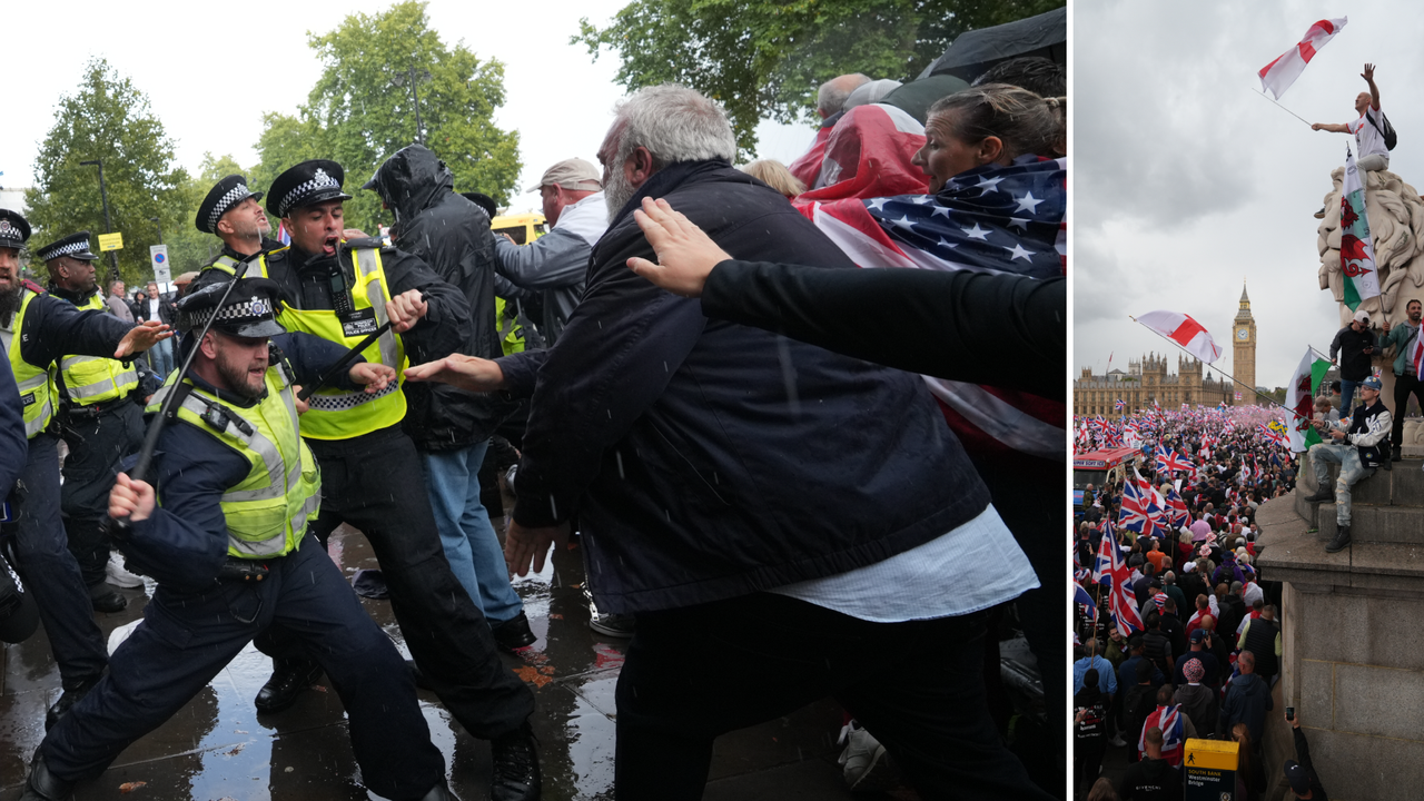 Хиляди демонстранти днес се включиха в протестно шествие в Лондон,