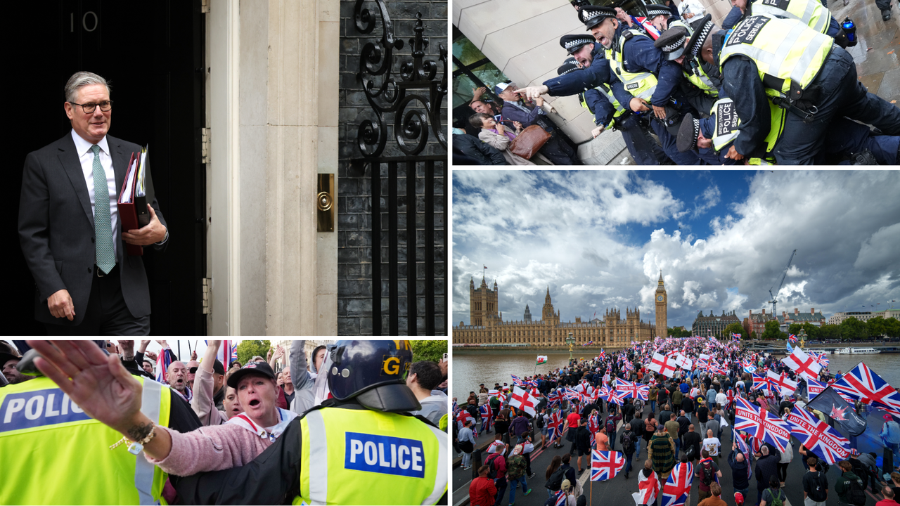 Киър Стармър за протестите: Няма да толерираме нападения срещу полицаи или срещу хора заради цвета на кожата им