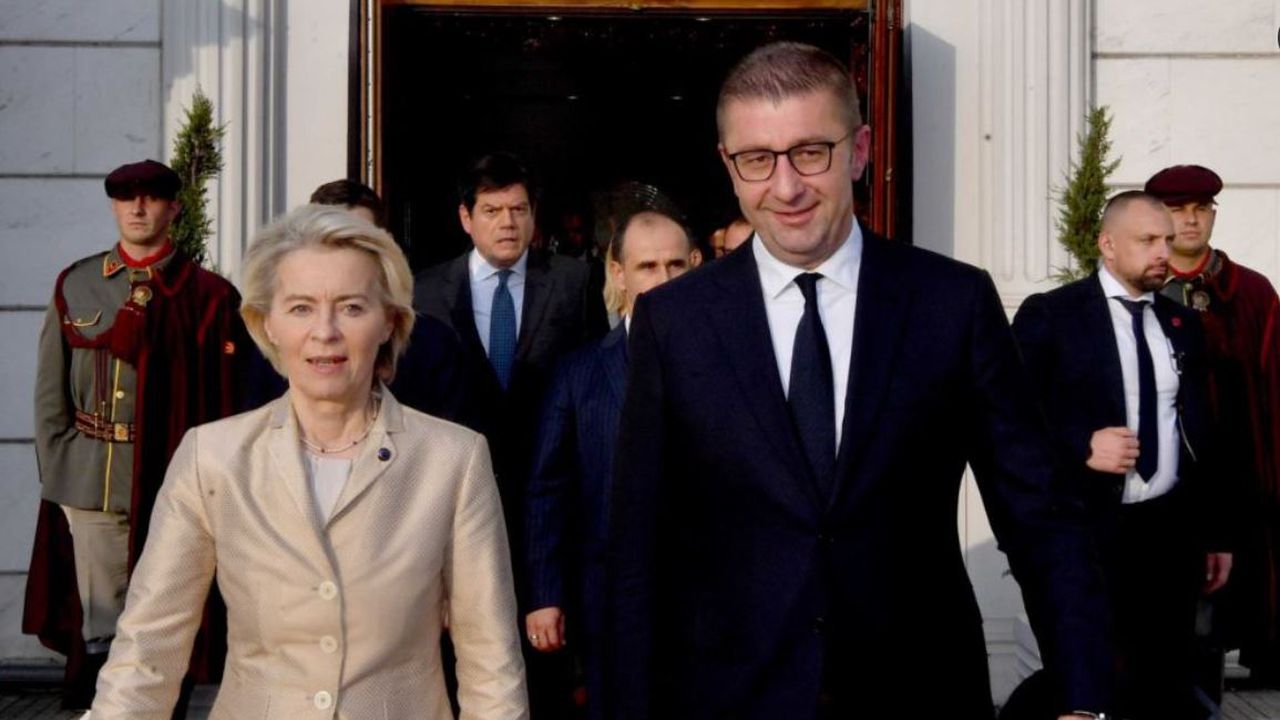 Фон дер Лайен в РСМ: Българите трябва да бъдат вписани в Конституцията