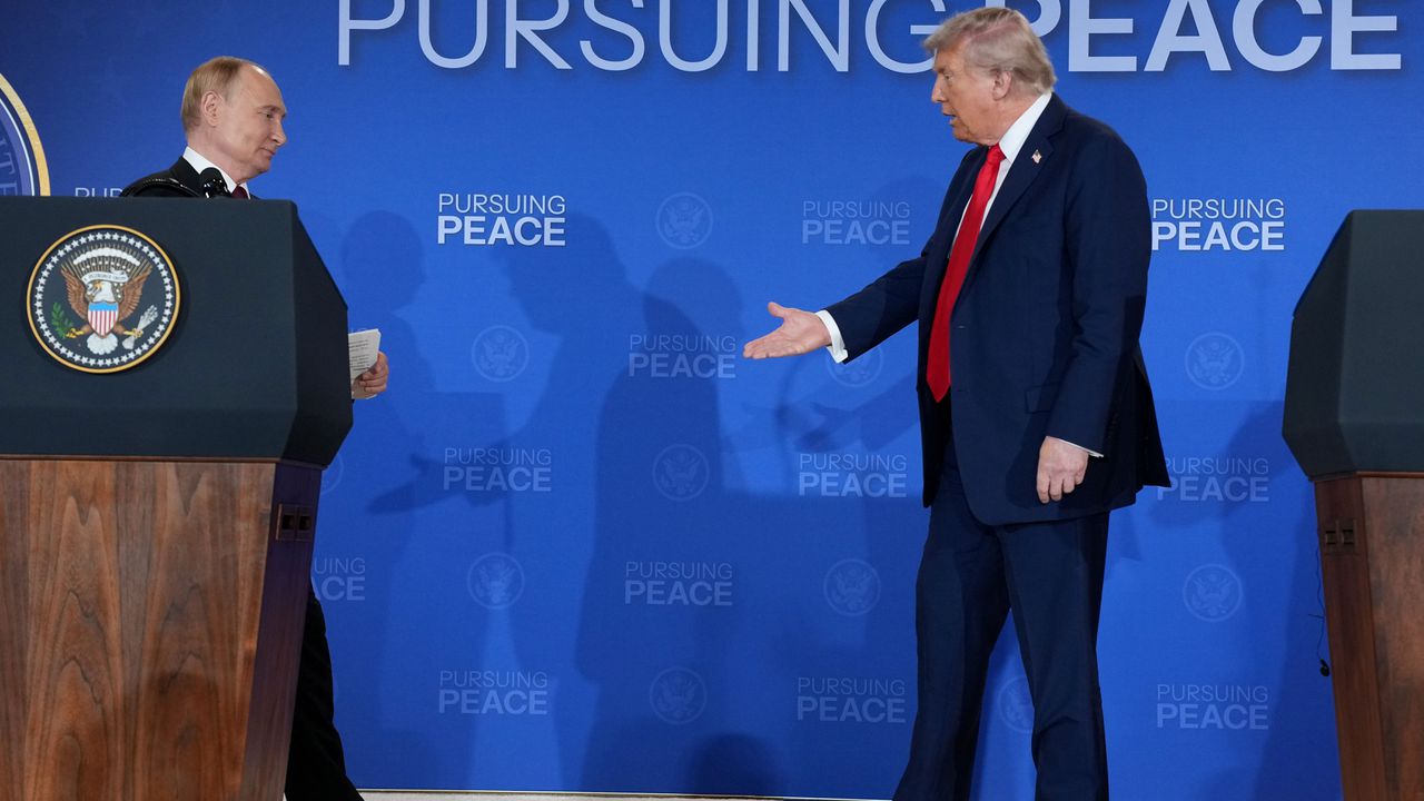 Срещата между американския президент и руския президент в Аляска за