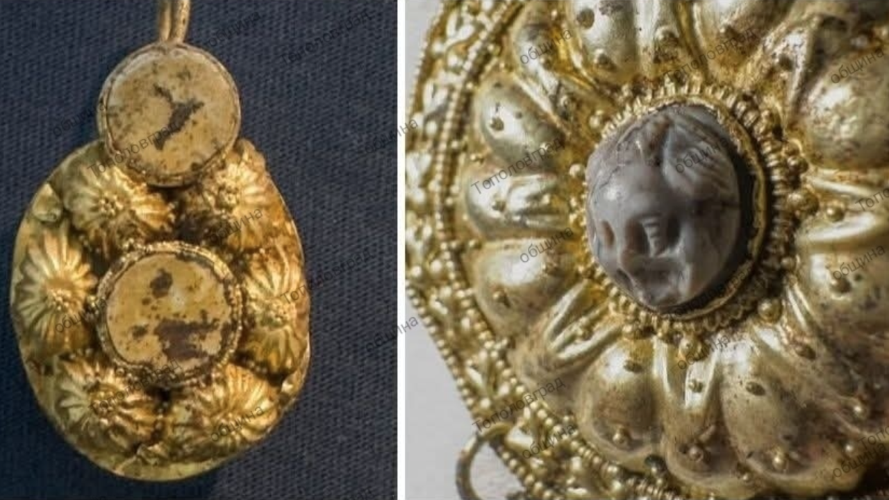 Откриха женски гроб със златни накити от II век край село Капитан Петко войвода