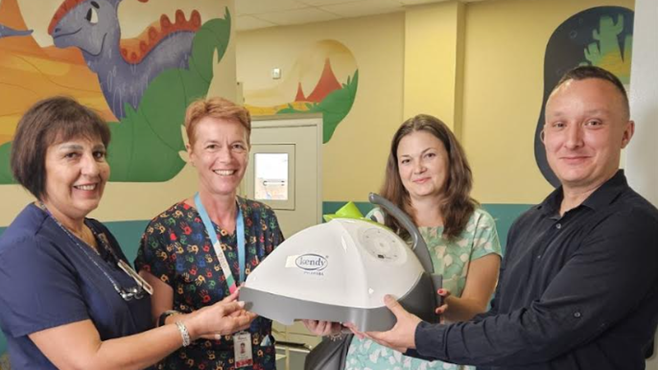 Клиниката по педиатрия на УМБАЛСМ "Н. И. Пирогов" вече разполага с иновативната система за дезинфекция