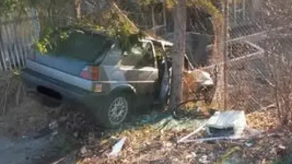 На 20 януари в 1 ч автопатрул забеляза лека автомобил