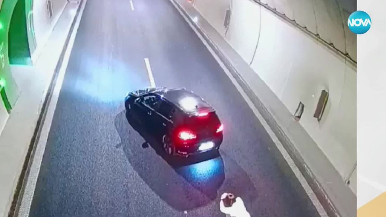 Шофьор спря в тунел „Железница“, за да си снима автомобила
