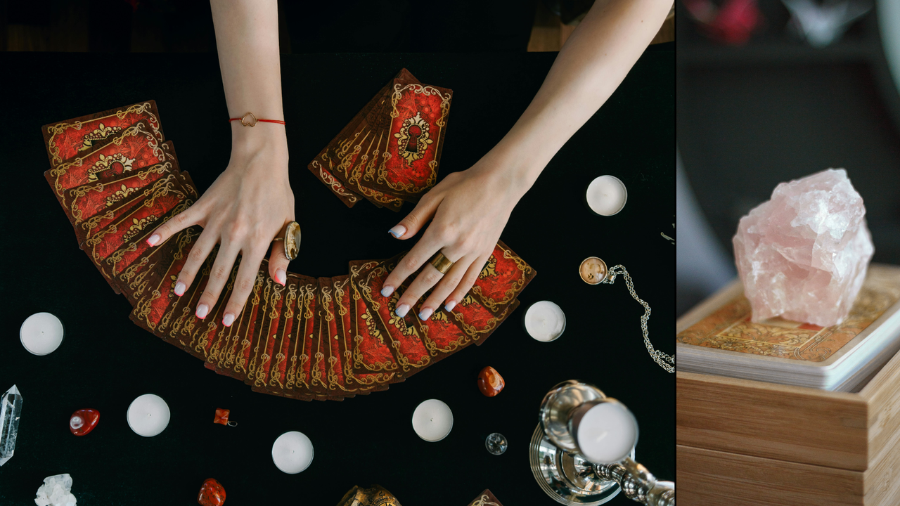 Картата Таро Дяволът“ традиционно се свързва с теми като зависимости,