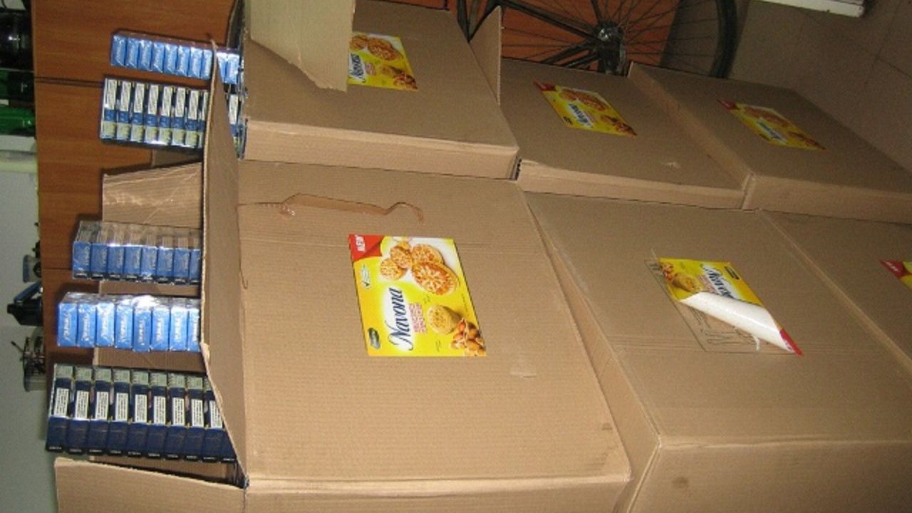 Митничари от Лом задържаха цигари, опаковани като бисквити