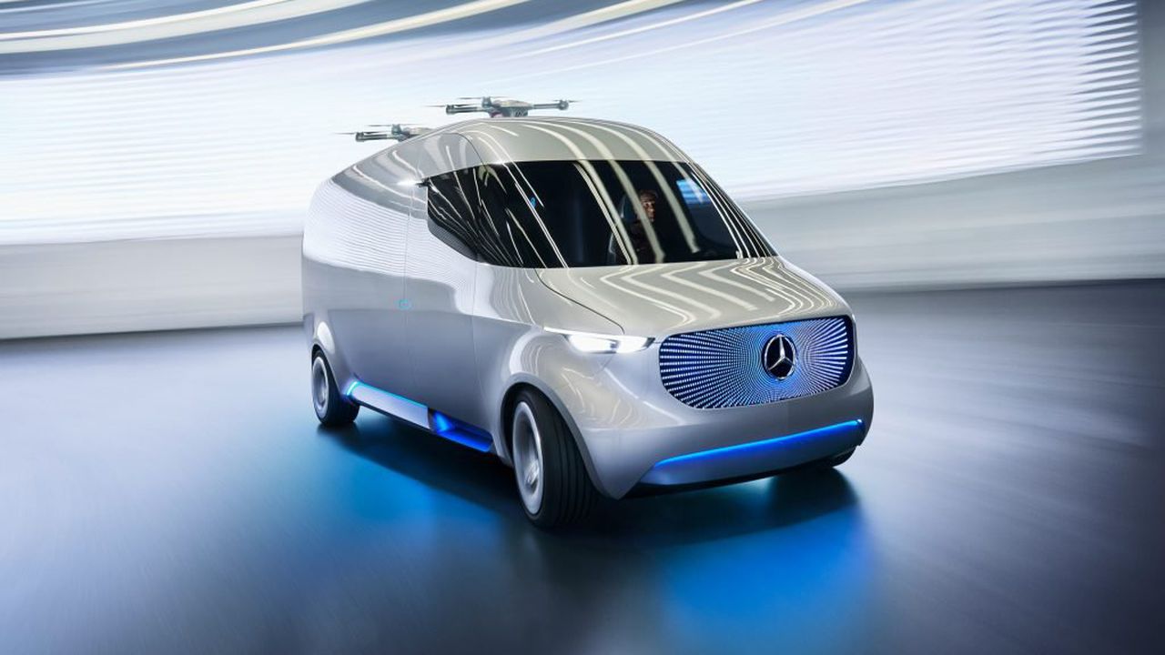 Mercedes показа ван от бъдещето, създаден за доставки