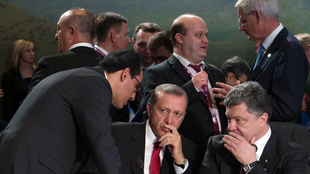 Порошенко и Ердоган обсъдиха ситуацията в Донбас и инцидента с руския самолет Су-24